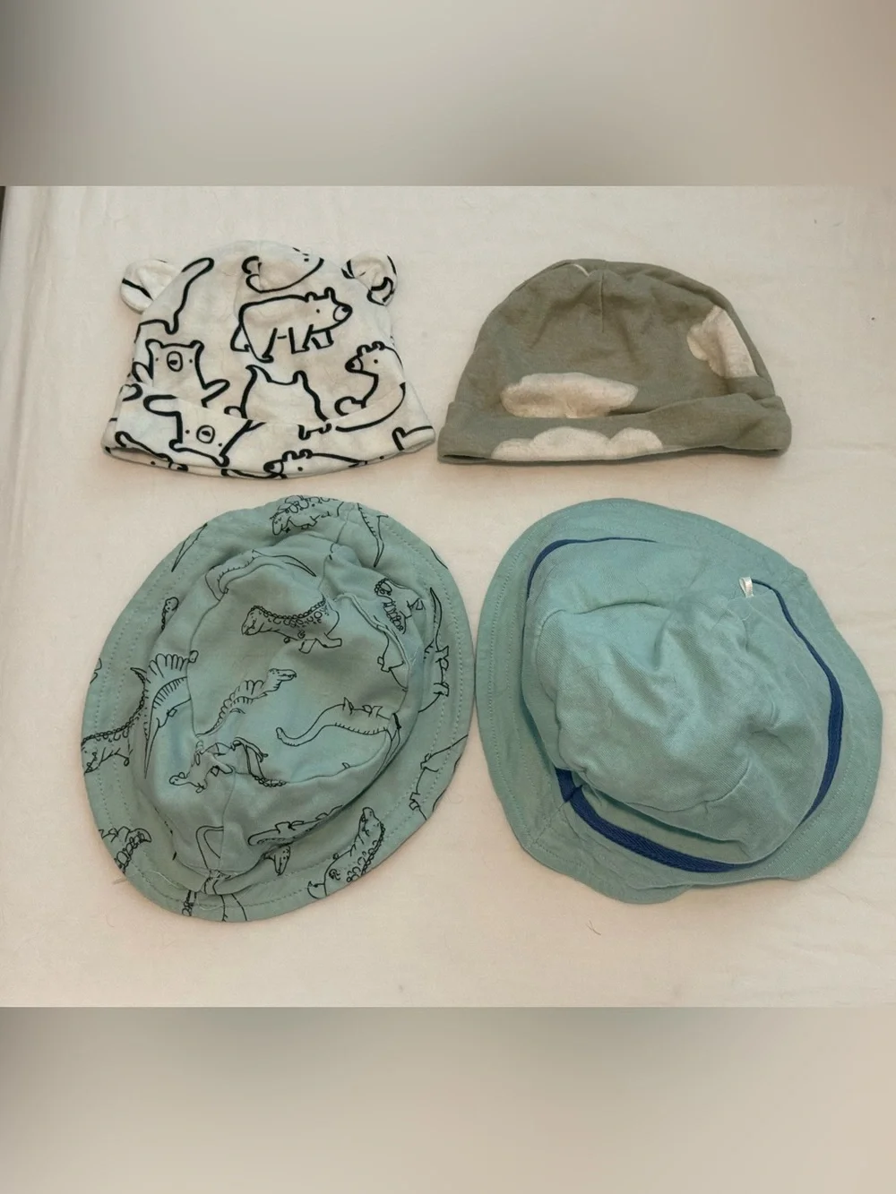 Various Baby Hats - Lot Of 4 - 3 Months